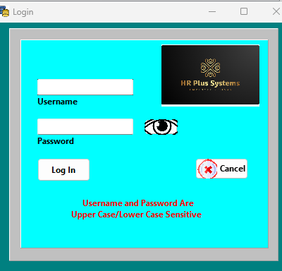 Login Screen